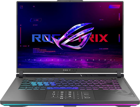Laptop ASUS ROG Strix G16 - G614FM-WS Gaming, AMD Ryzen 9 9955HX Hasta 5.2 GHz, RAM 16GB, SSD 1TB, 8GB NVIDIA GeForce RTX 5060, 16" WUXGA de 165Hz, Windows 11 Home