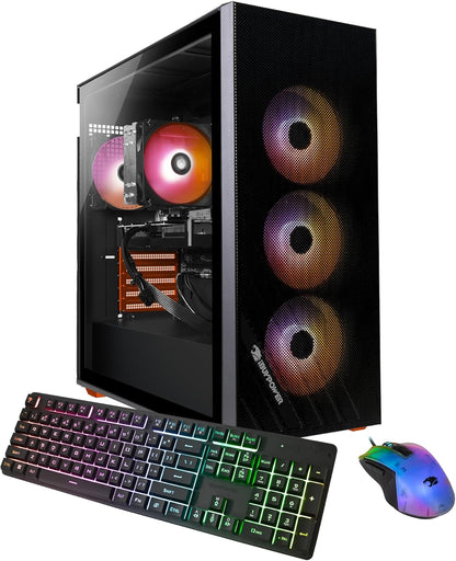 PC iBUYPOWER Scale (Valorant Champions Tour Edition), AMD Ryzen 5 7600 Hasta 5.1 GHz, RAM 32GB, SSD 1TB, Video 8GB AMD Radeon RX 7600, Wi-Fi, Windows 11 Home