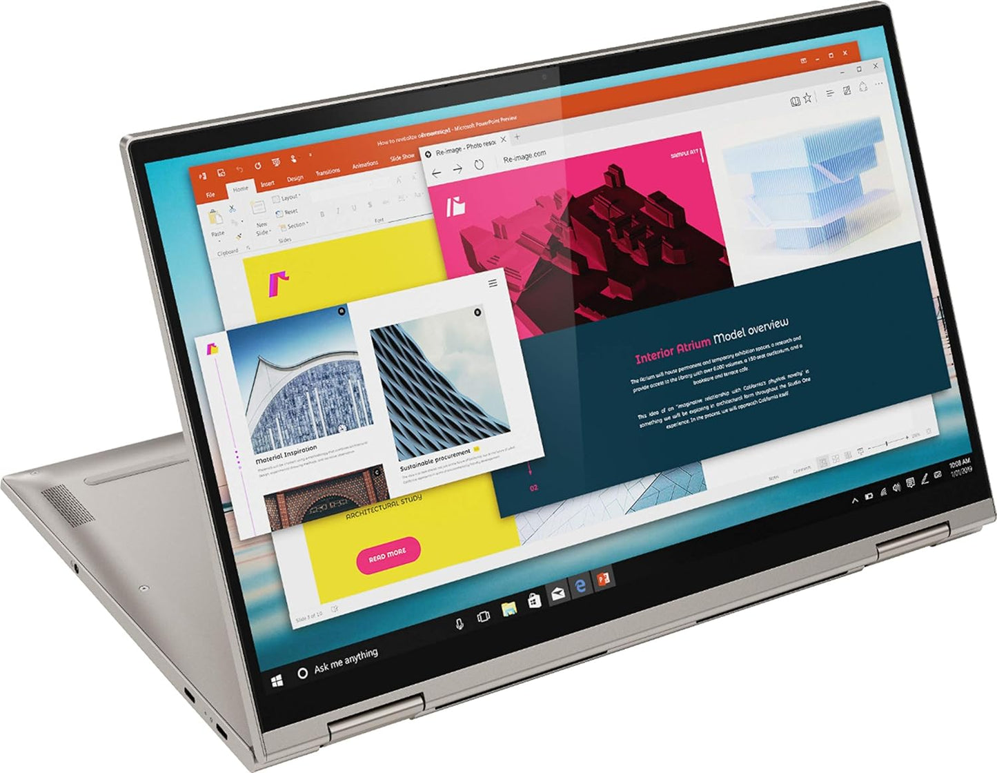 Convertible 2 en 1 Lenovo Yoga C740-15IML, Intel Core i7-10510U Hasta 4.9 GHz, RAM 12GB, SSD 512GB PCIe, LED 15.6" Full Táctil HD HDR Dolby Vision, Windows 11 Home