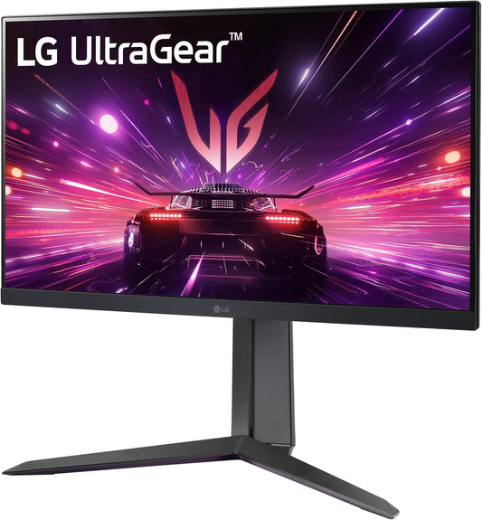 Monitor LG Gaming UltraGear 24GS65F-B, 24", Full HD, 16:9, HDMI, DP, 180 Hz, 1ms, Pivote, Color Gamut sRGB al 99%, HDR10, NVIDIA G-Sync / AMD FreeSync Premium