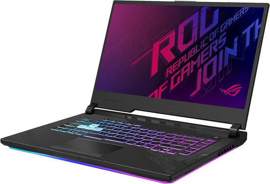Laptop Asus ROG Strix G15-G512LWS Gaming, Intel Core i7-10850H Hasta 5.1 GHz, RAM 16GB, SSD 512GB, Video 8GB NVIDIA RTX 2070 SUPER, LED 15.6" Full HD a 144Hz, Windows 11 Home