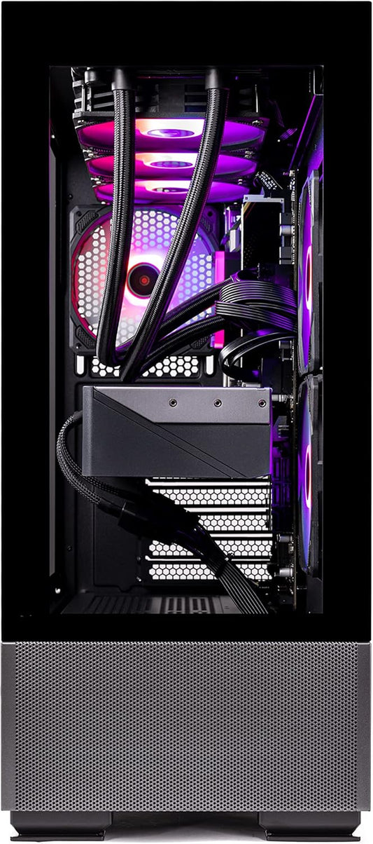 PC SKYTECH Azure 2 Black, Core i7 13700K Hasta 5.4 GHz, RAM 64GB, SSD 2TB, 16GB ‎NVIDIA GeForce RTX 5070Ti, Wi-Fi 6E, Refrigeración Líquida, Windows 11 Home