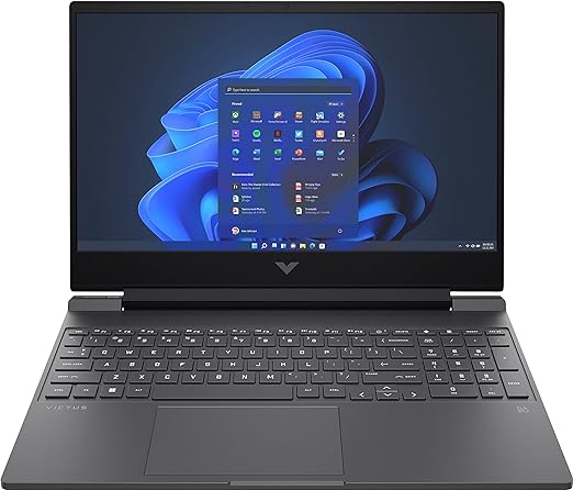 Laptop HP Victus 15-FA0033 Gaming, Intel Core i5-12450H Hasta 4.4 GHz, RAM 16GB, SSD 512GB, Video 4 GB NVIDIA RTX 3050, LED 15.6" Full HD 144Hz, Windows 11 Home