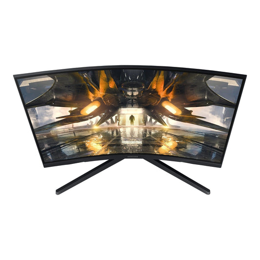 Monitor Samsung Gamer Odyssey G5 LS27CG552ELXPE de 27" QHD (2560x1440) Curvo, HDR10, Refresco de 165Hz, 1ms, HDMI, DP, audífono, EyeSaver, AMD FreeSync Premium