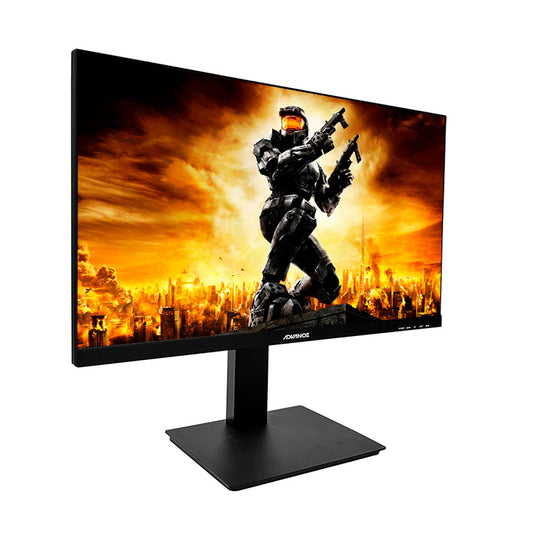 Monitor Advance Pivot ADV-2450S, 23.8" LED Full HD (1920x1080) a 100 Hz, HDMI, DisplayPort, Base Regulable, Pivot 90°, Altavoces integrados de 2W