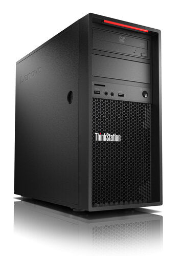 PC Lenovo ThinkStation P520c Workstation, Xeon W-2125 Hasta 4.5 GHz, RAM 16GB, SSD 512GB, Video 4GB NVIDIA Quadro P1000, Wi-Fi, Windows 10 Pro