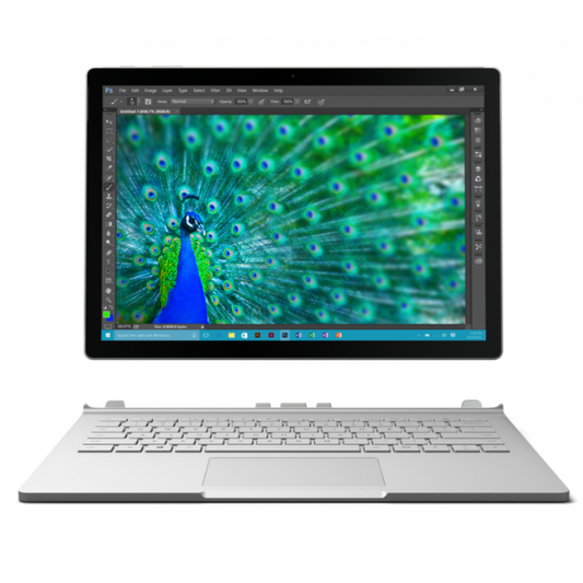 Convertible Microsoft Surface Book 2 (15"), Core i7-8650U Hasta 4.2 GHz, RAM 16GB, SSD 256GB, Video 6GB NVIDIA GTX 1060, Pantalla desmontable de 15.0" UHD 4K Táctil, Windows 10 Pro