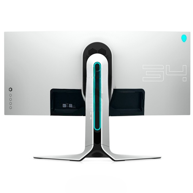 Monitor Dell Alienware AW3420DW de 34" Gaming Curvo, Ultrawide QHD, IPS NanoColor™, Frecuencia 120Hz/2ms, Cobertura de color DCI-P3 98%, Ergonómico, Iluminación AlienFX™ + NVIDIA G-Sync