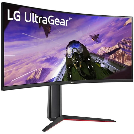 Monitor LG UltraGear 34GP63A-B Gaming, 34" VA WQHD (3440x1440), Curvo (1800R), 21:9, HDMI, DP, Parlantes, auriculares, 160Hz, 5ms, sRGB 99% (CIE1931), AMD FreeSync Premium