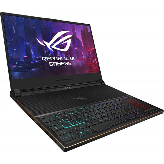 Laptop Asus ROG ZEPHYRUS S Ultra Slim GX531GX Gaming, Intel Core i7-8750H 2.2GHz, RAM 32GB, SSD 1TB, Video 8GB Nvidia RTX 2080 Max-Q, LED 15.6" Full HD a 144Hz 100% sRGB, Windows 10 Pro