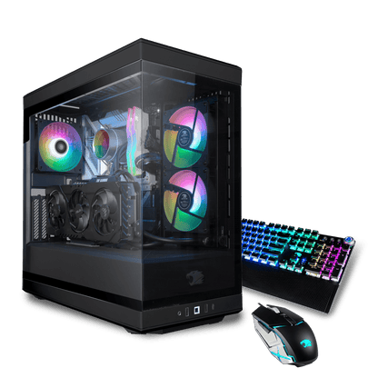 PC iBUYPOWER Y40 Pro Black Gaming, Intel Core i7-14700F Hasta 5.4 GHz, RAM 32GB, Mainboard Intel Z790, Unidad SSD 2TB, Video 12GB NVIDIA GeForce RTX 4070Ti, 700W 80 Plus, Windows 11 Home