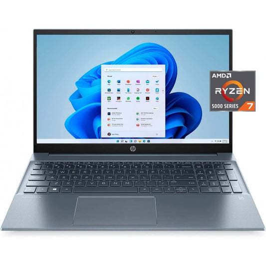 Laptop HP Pavilion 15-EH1070, AMD Ryzen 7 5700U Hasta 4.3 GHz, RAM 16GB, SSD 512GB, LED 15.6" Full HD, Windows 10 Home