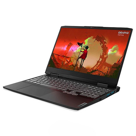 Laptop Lenovo Ideapad 3i (15") Gaming, Core i5-12450H Hasta 4.4 GHz, RAM 16GB, SSD 512GB, Video 6GB NVIDIA GeForce RTX 3060, LED 15.6" Full HD a 120Hz, Windows 11 Home