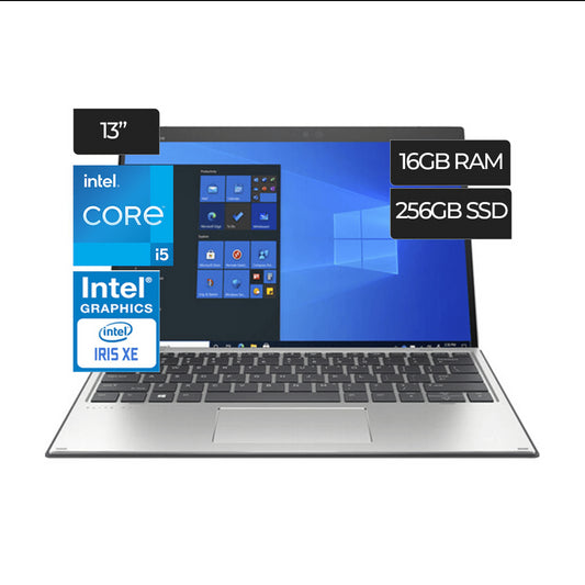 Convertible HP Elite x2 G8, Intel Core i5-1135G7 2.4 GHz, RAM 16GB, SSD 256GB, Pantalla desmontable LED 13'' WUXGA+ Touch, Windows 10 Pro