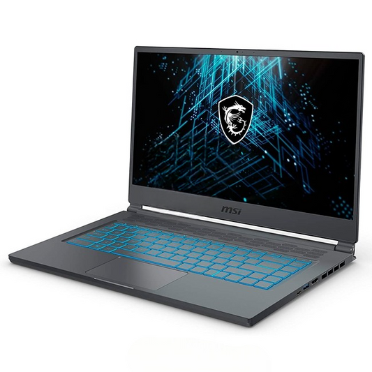 Laptop MSI Stealth 15M Ultralight, Core i7-11375H Hasta 5.0 GHz, RAM 16GB, SSD 512GB, Video 6GB NVIDIA GeForce RTX 3060, LED 15.6" Full HD a 144Hz, Windows 11 Home (Laptop Gaming Deluxe)