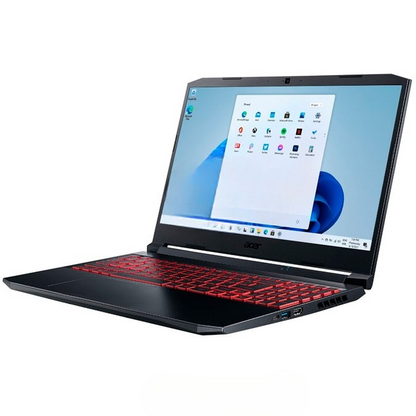 Laptop Acer Nitro 5 AN515-57 Gaming, Intel Core i7-11800H Hasta 4.6 GHz, RAM 16GB, SSD 512GB, 4GB NVIDIA GeForce RTX 3050, LED 15.6'' FHD 144Hz, Windows 11 Home