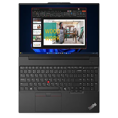 Laptop Lenovo ThinkPad E16 Gen 2, Ultra 7 155U Hasta 4.8 GHz, RAM 16GB, SSD 1TB, LED 16'' WUXGA, Windows 11 Pro