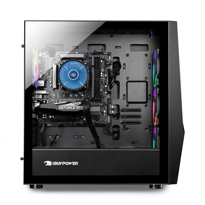 Combo-PC iBUYPOWER FuryStrike Gaming, Intel Core i9-14900F Hasta 5.8 GHz, RAM 16GB, SSD 1TB, Video 16 GB NVIDIA GeForce RTX 5060Ti, 750W 80 Plus, Wi-Fi 6, Windows 11 Home + Monitor Gamer Curvo de 24'' a 165Hz/1ms