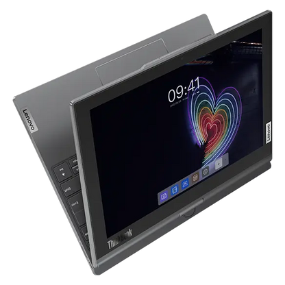 Laptop Lenovo ThinkBook Plus IRU Gen 4 (Pantalla Dual Touch), Core i5-1335U Hasta 4.6 GHz, RAM 16GB, SSD 512GB, LED 13.3" OLED 2,8K + 2da Pantalla E-Ink de 12″ WQXGA, W11P