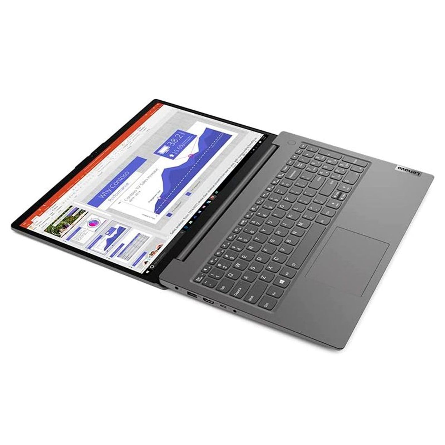 Laptop Lenovo V15 G4 IRU, Intel Core i5-13420H Hasta 4.6 GHz, RAM 16 GB, SSD 512GB, Intel UHD Graphics, LED 15.6" Full HD, Wi-Fi, LAN-RJ45