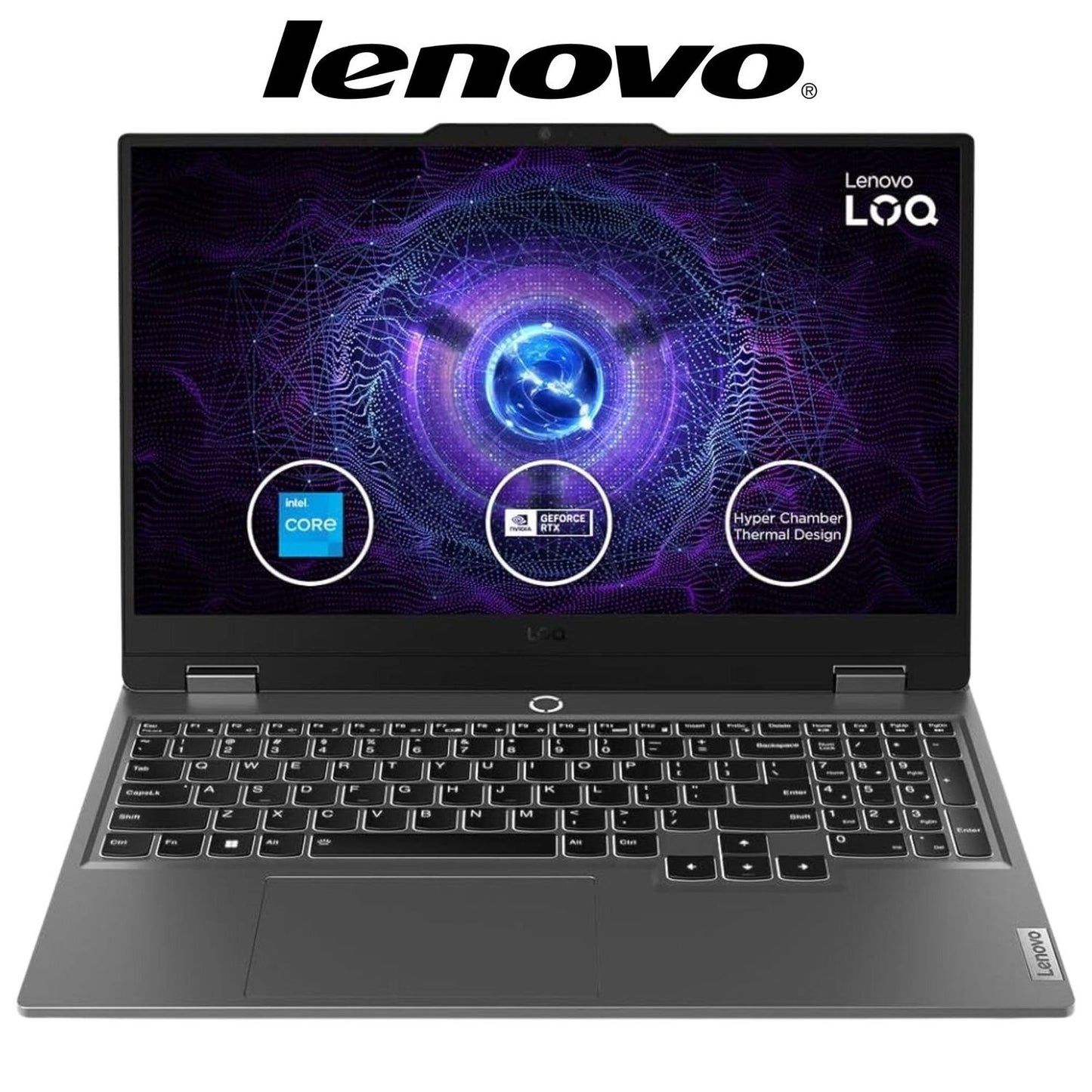 Laptop Lenovo LOQ (15'') Gaming, Intel Core i7-13650HX Hasta 4.9 GHz, RAM 12GB, SSD 512GB, Video 6GB NVIDIA RTX 3050, LED 15.6" Full HD a 144Hz