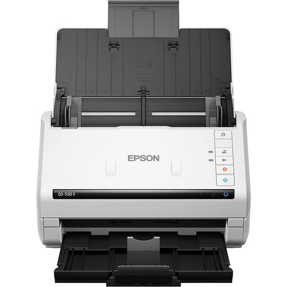 Scanner Epson DS530 II con Alimentador automático, USB 3.0, Programación de trabajos, Escaner a color Duplex, Software OCR