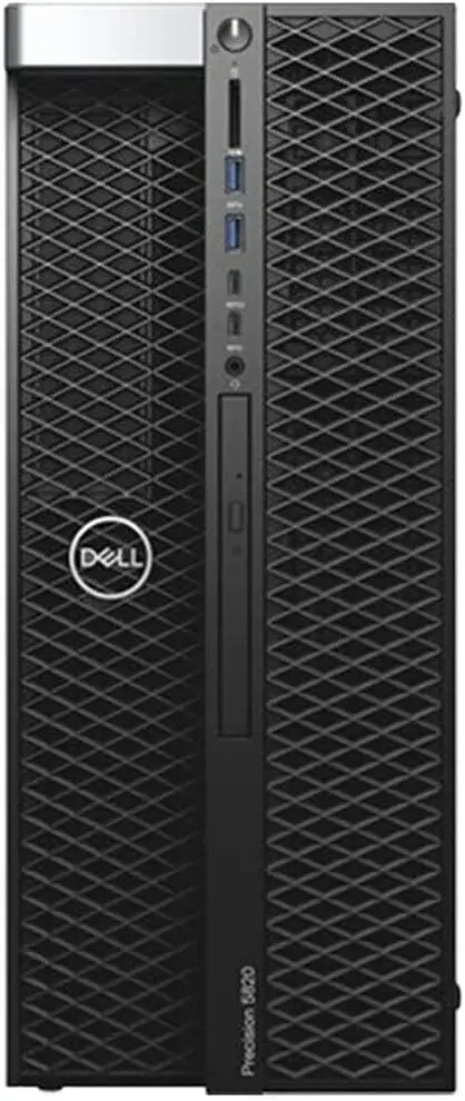 PC Dell WorkStation Precision 5820 Tower, Intel Xeon W-2135 Hasta 4.5 GHz, RAM 32GB, SSD 1TB, 8GB NVIDIA Quadro T1000, Wi-Fi, Windows 11 Pro