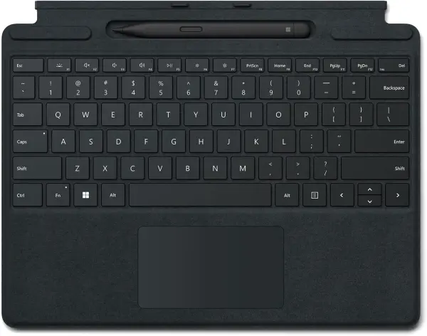 Teclado Microsoft Surface Pro Keyboard Cover con Slim Pen 2 (Negro)