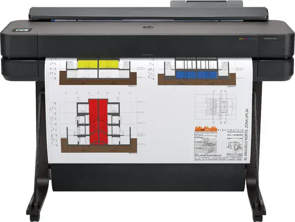 Plotter HP Desingjet T650 de 36 pulgadas, Wi-Fi, Calidad hasta 2400 x 1200 dpi, velocidad A1/D en 25 segundos