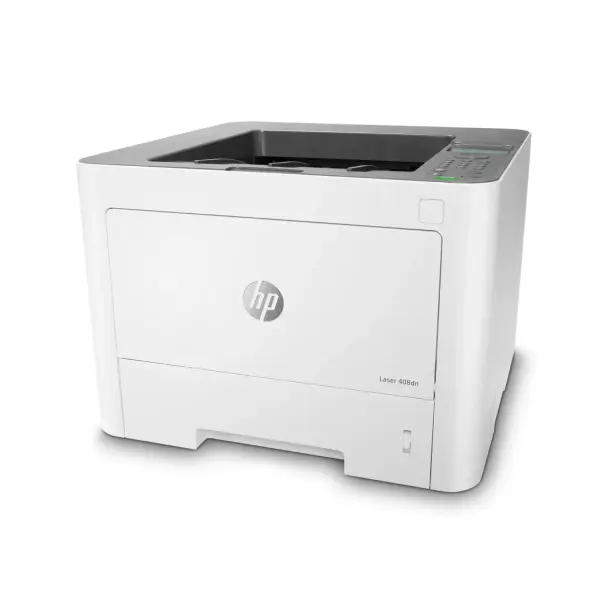 Impresora HP Laserjet Pro 408dn, Monocromática blanco y negro, velocidad de hasta 42 ppm, USB, Ethernet, Duplex, A4