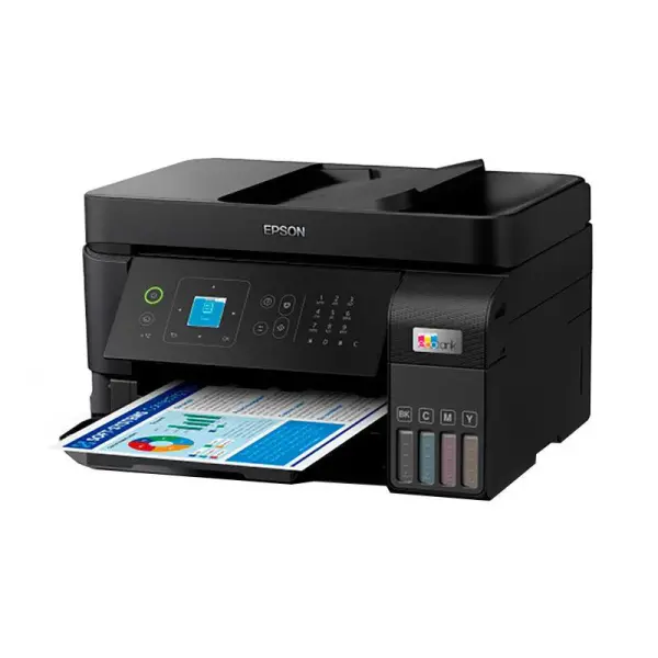 Impresora EPSON Multifuncional Ecotank L5590- A4 / ADF / LAN-RJ45 / FAX / USB 2.0 / Wi-Fi Direct®